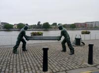 Statues au bord du Shannon